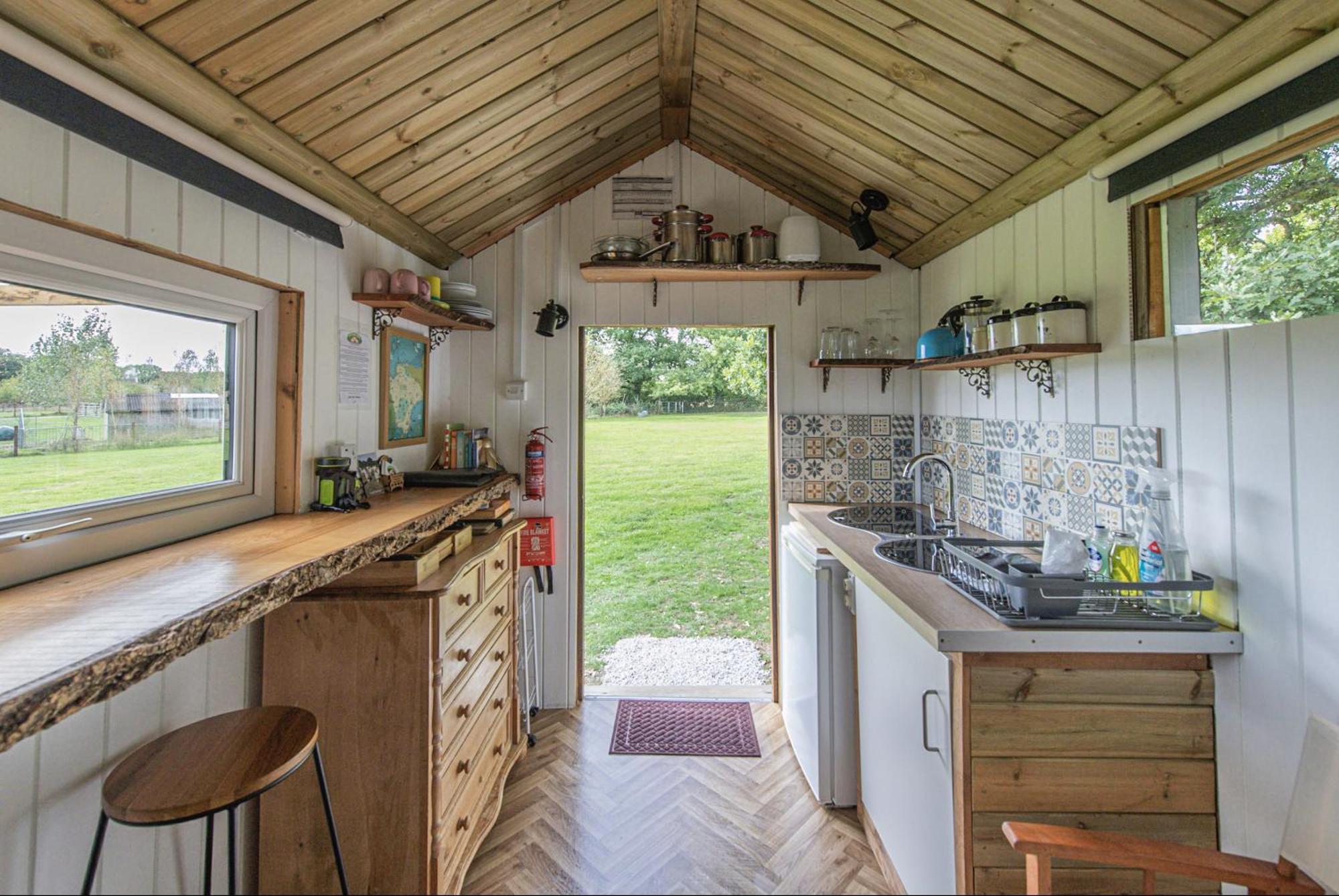 Dartmoor Reach Alpaca Farm Heated Cabins 5 Mins Drive To Dartmoor ボベイ・トレーシー 部屋 写真
